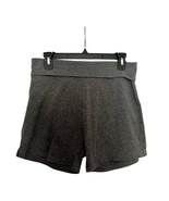 Women&#39;s Mopas Roll Over Yoga Shorts Heather Gray Size Large - £5.45 GBP