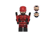 Daredevil Superhero Minifigure with Dual Expressions &amp; Sticks - $3.60