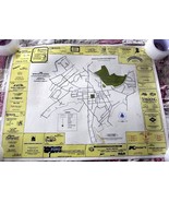 Map Akron PA Pennsylvania Borough Laminated 1986 Ads Roads Poster Histor... - £13.91 GBP