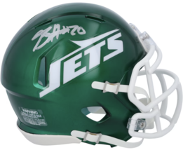 Breece Hall Autographed New York Jets 2024 Mini Speed Helmet Fanatics - £84.54 GBP