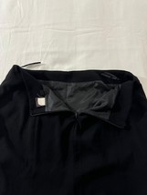 Kasper Women's Black Rear Zip Pull-On Skirt Size 10 Measured Waist 31" image 10