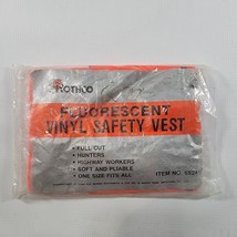 Rothco Orange Vinyl Safety Vest Pack of 1 New Multipurpose - £3.74 GBP