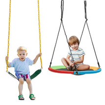 2-Pack Swing Set Swing Seat Replacement and Saucer Tree Swing (Without S... - £101.67 GBP