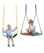 2-Pack Swing Set Swing Seat Replacement and Saucer Tree Swing (Without S... - £102.53 GBP