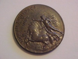 1897 Roman Bravo Co Remate San Martin Buenos Aires Old Bronze Coin Token Medal - £43.42 GBP