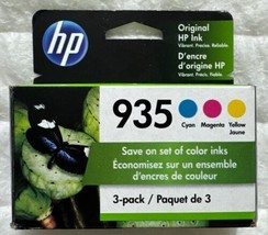 HP 934XL Black &amp; HP 935 Cyan Magenta Yellow Ink Cartridge Set N9H65FN Re... - £31.37 GBP