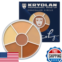 Kryolan Concealer Circle No.4 Full Coverage 6-Color Cream Palette - $57.88
