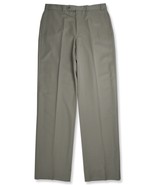 Brooks Brothers Mens Brown Madison Fit Flat Front Wool Pants 40W x 34L B... - $148.94 CAD