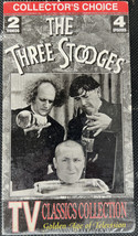 The Three Stooges Collectors Choice TV Classic Collection  2 VHS Tapes Set - £4.35 GBP