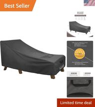 Waterproof Patio Lounge Chair Cover Heavy Duty Outdoor Chaise Lounge Cov... - $63.17