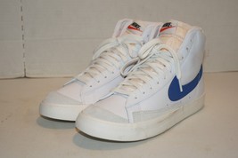 Women Nike Blazer Mid &#39;77 Lifestyle Sneakers Size 9 White/Royal/Sail/ CZ... - £46.92 GBP