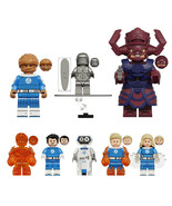 8Pcs The Fantastic Four First Steps Minifigures Galactus Herbie Mini Block Toys - $22.39
