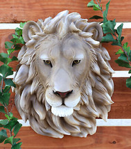 Ebros Lion Head Wall Decor Plaque 16&quot; Tall Taxidermy Art Decor Sculpture - £63.58 GBP