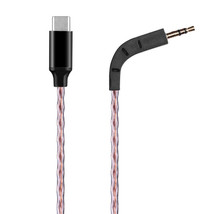 6N USBC TYPEC Audio Cable For B&amp;W Bowers &amp; Wilkins P7/P7 Wireless Headphones - £21.19 GBP