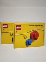 Lego Wall Hangers Set - Lot of 2 - 4016 New In Box Sealed Blue Red Yellow  - £41.15 GBP