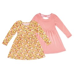 Two (2) Member&#39;s Mark™ ~ Girl&#39;s Size 7 ~ Long Sleeve All-Over Print Knit... - $22.44