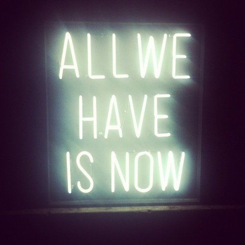 New All We Have Is Now Home Acrylic Back Neon Light Sign 14" Fast Ship - $60.00