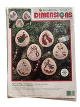 Dimensions Cross Stitch Kit Mystical Angel Ornaments Six Angel Item 8475 Vtg New - $37.39