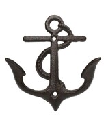 Set Of 2 Cast Iron Rustic Marine Sea Sailor Ship Anchor Double Wall Coat... - $25.26 CAD