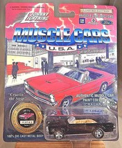 1994 Johnny Lightning USA Muscle Cars Series 1 1965 GTO Black Chrome Crager Mags - £9.83 GBP