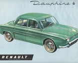 1956 Renault Dauphine Sales Brochure Ventoux Engine  - $17.80