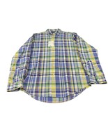 Polo Ralph Lauren Classic Fit Oxford Shirt - Blue/Red Multi-Medium - $1,133.58 MXN