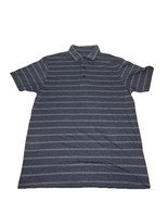 Callaway Premium Polo Shirt Adult Small Blue White Stripe Short Sleeve Golf - $15.00