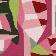 Pepita Needlepoint Canvas: Mauve Collection Abstract 1, 10&quot; x 10&quot; - £59.55 GBP+