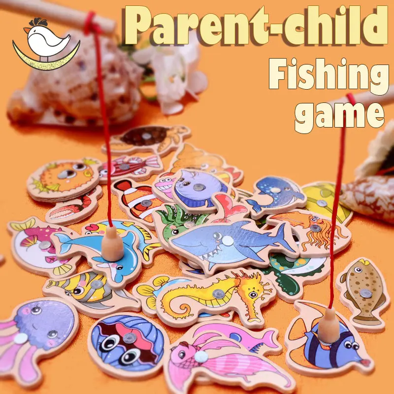  magnetic fishing toys for 1 3y baby education marine life cognition games parent child thumb200