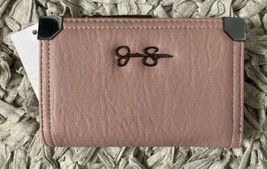 Jessica Simpson Fran Wallet Bi-Fold (Frankie) Thistle Color (Mauve/Pinki... - $26.50