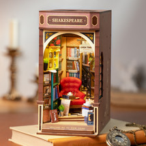 Rolife 3D DIY Wooden Book Nook Shiguang Bookstore With LED For Xmas Gifts - £74.37 GBP