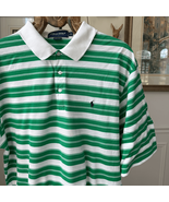 Polo Ralph Lauren Golf Polo Short Green Stripe  XXL - €22,24 EUR