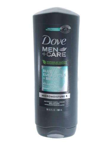 Dove Men+Care Mens Body Wash Dry Skin Body Wash Blue Eucalyptus Birch 18 fl oz - £4.64 GBP