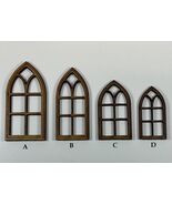 Windows x10 Terrain Building Bits 28mm Laser Cut MDF FAST SHIPPING US SE... - $2.99