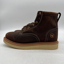 Hawx WULP-3 Mens Brown Lace Up Round Toe Leather Ankle Work Boots Size 11 M - £35.90 GBP