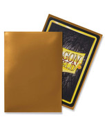 Dragon Shield Protective Sleeves Box of 100 - Gold - £36.52 GBP