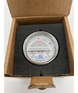 NEW Steris Corporation 2.5&quot; Gage Gauge 0-60PSI 0-30HG 1/4NPT 232.54 5273... - $64.99 CAD