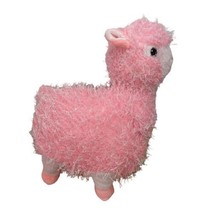 Kellytoy Justice Pink Llama Plush Alpaca Fluffy Stuffed Animal 11 inch - £8.97 GBP