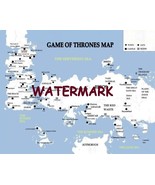 GAME OF THRONES HOUSE OF THE DRAGON YEAR 101-125 MAP  PUBLICITY PHOTO 8x10 - $191.44 MXN