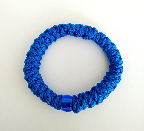 Handmade Christian Orthodox Greek Chotki Komboskoini Prayer Rope Elastic Blue...