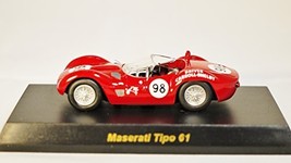 Original Kyosho 1/64 MASERATI MiniCar Collection (japan import) Tipo 61 Red - $59.99