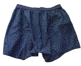 Hanes Mens Boxer Shorts Lot of 3 Size S 30-32 Cotton Blue Print Classic Fit image 8