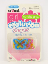 Scunci Girl Evolution Shapes Hair Elastics   24 Pcs. (22977 A) - £4.71 GBP