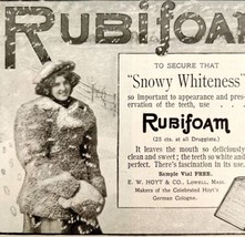 Rubifoam Mouthwash 1897 Advertisement Victorian Snowy Whiteness Dental D... - $19.99