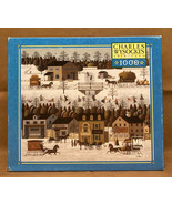 Charles Wysocki puzzle Windjammer Canal 1000 pc Milton Bradley 2005 0467... - £16.40 GBP