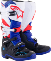 Alpinestars Mens Tech 7 MX Boots Black/Blue/Red/White 5 - £348.64 GBP