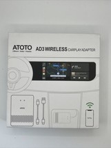 Atoto AD3WCP White Voice Control AD3 Wireless Carplay Adapter W/ Manual - £35.03 GBP