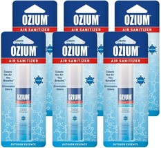 Ozium LOT OF (6) 0.8 oz Outdoor Essence Scent Air Freshener Eliminate smoke  - £23.72 GBP