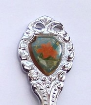 Collector Souvenir Spoon Canada Saskatchewan Deer Center 1981 Prairie Lily - £2.39 GBP