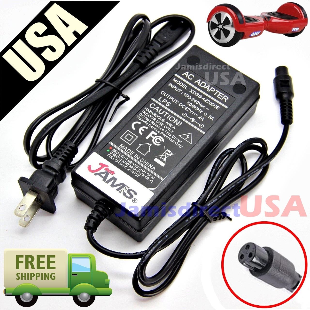 Hoverboard Balancing Battery Charger Electric Scooter Self Smart